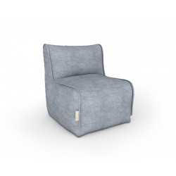 Бескаркасное модульное кресло серый